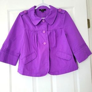 Cropped Swing Jacket...size M